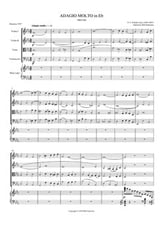 Adagio in E Flat String Quartet cover
